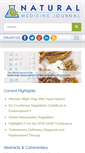 Mobile Screenshot of naturalmedicinejournal.com